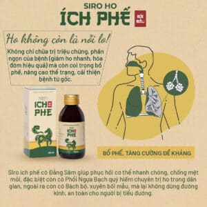 Siro ho Ích Phế Bối Mẫu - Trị ho, hóa đờm từ công thức Y học Cổ truyền quý giá